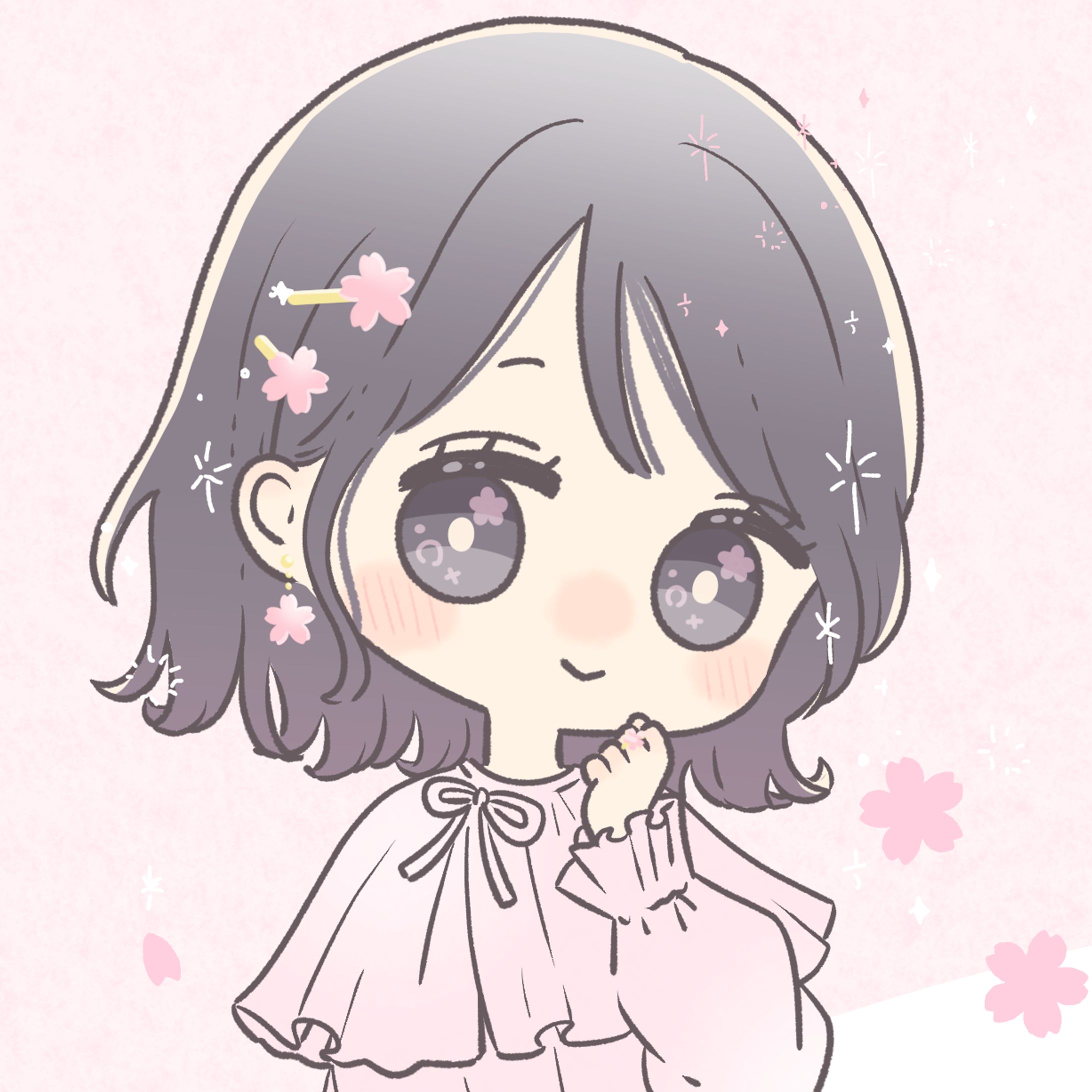 桜な女の子-1