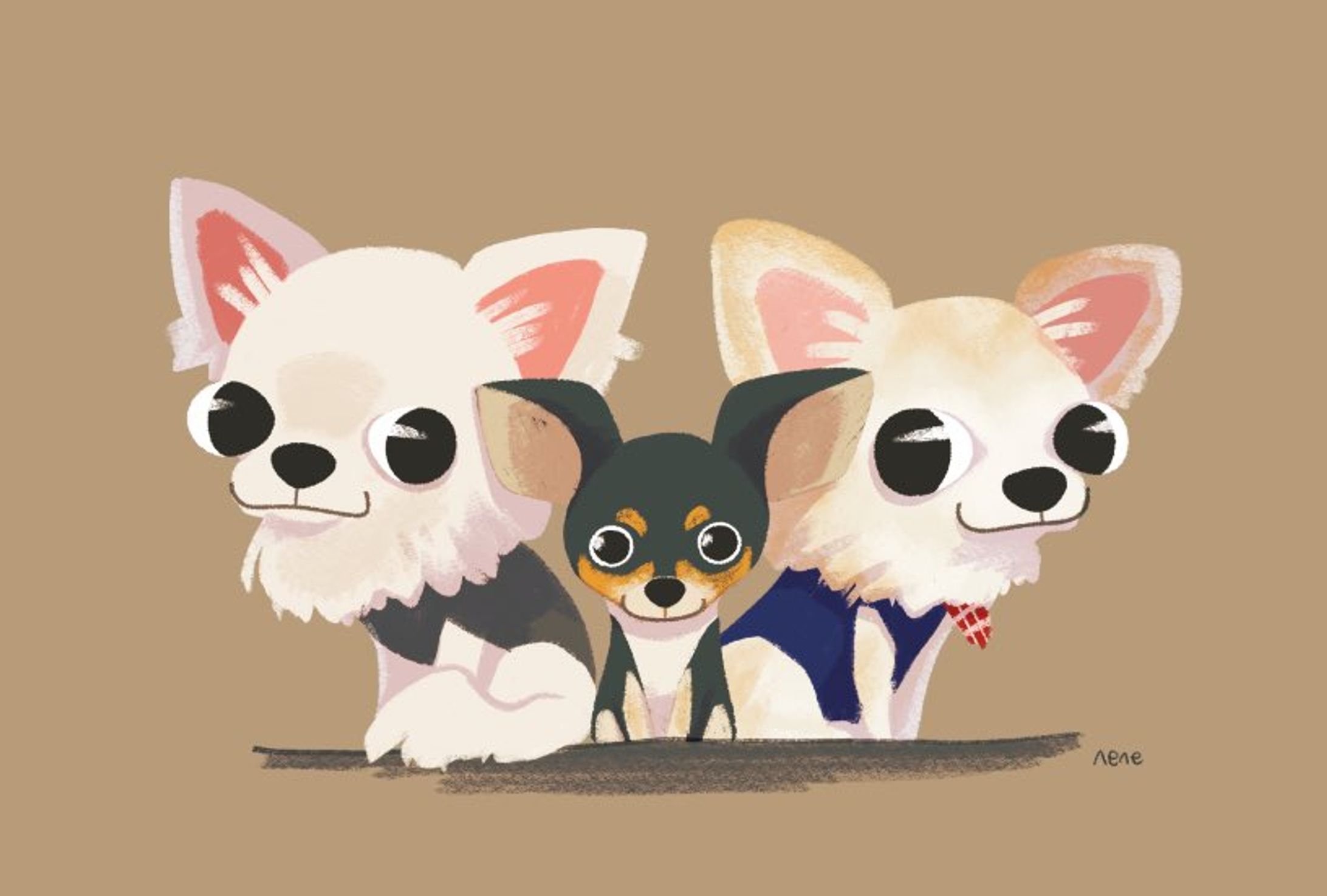 ペット似顔絵-1