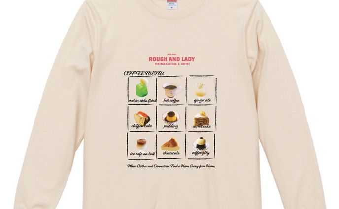 【周年記念Tシャツデザイン】RAUGH AND LADY様tシャツ