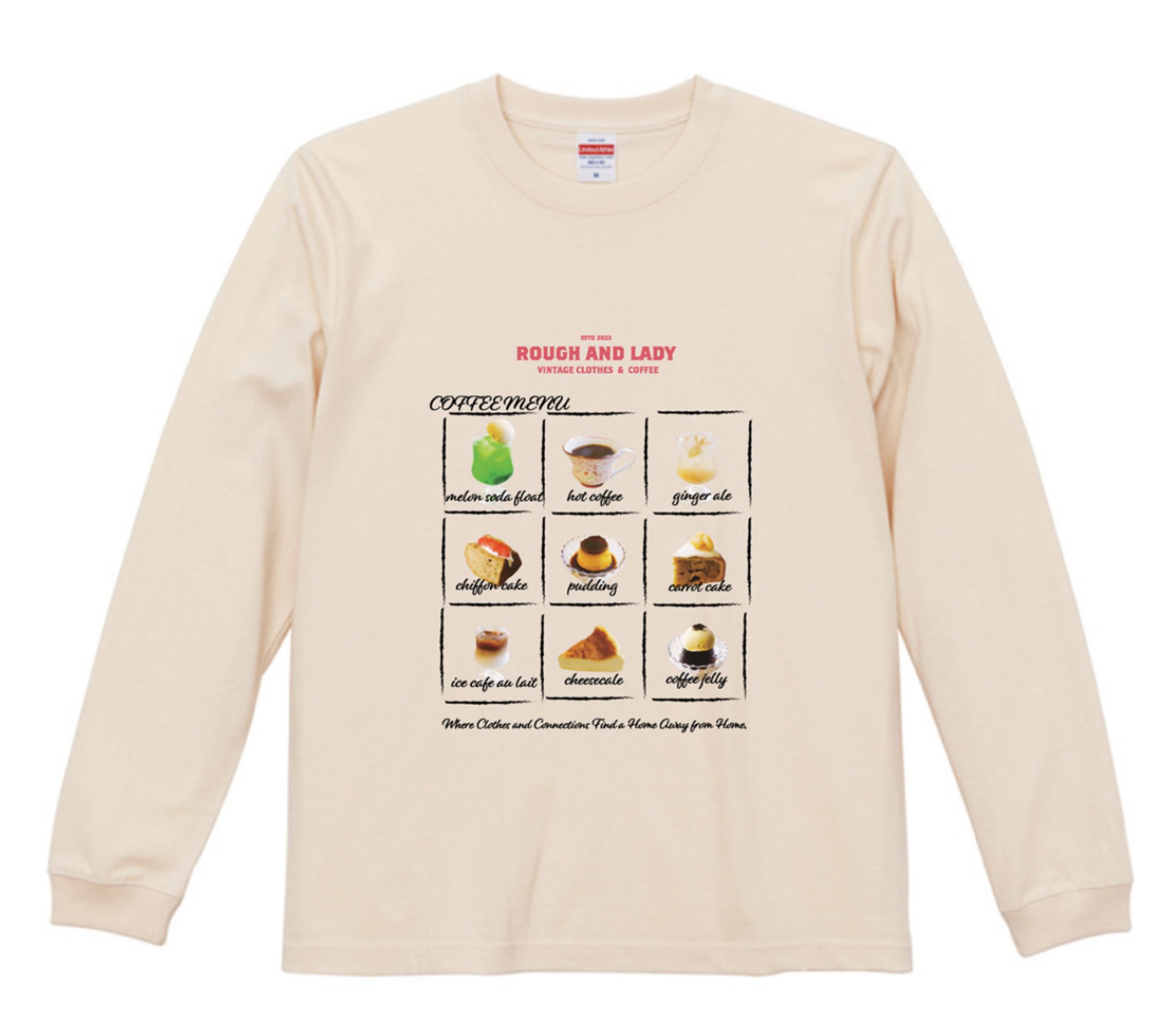 【周年記念Tシャツデザイン】RAUGH AND LADY様tシャツ-1