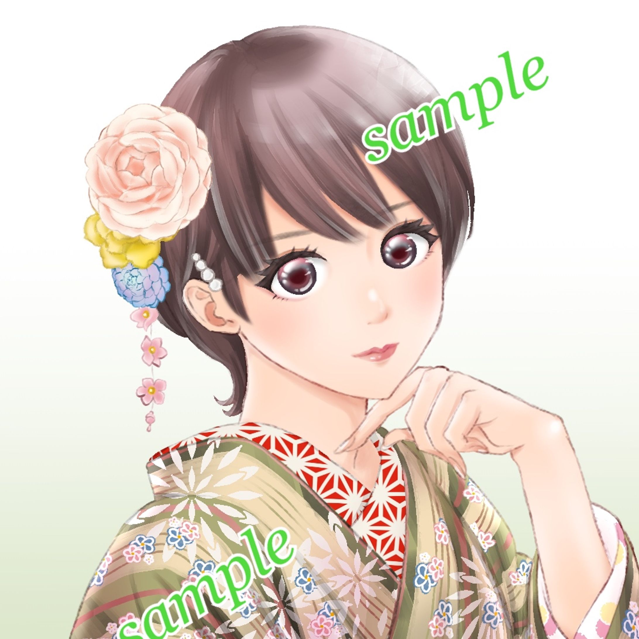 和装イラスト-1