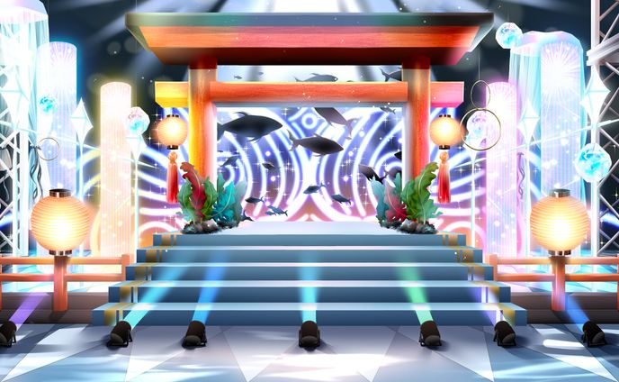 背景 | アイドル舞台/竜宮城
