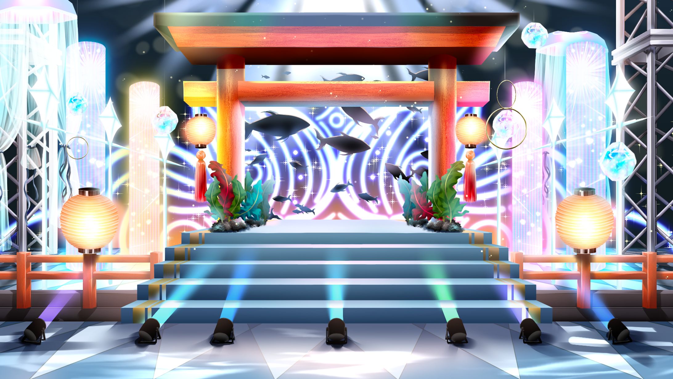 背景 | アイドル舞台/竜宮城-1