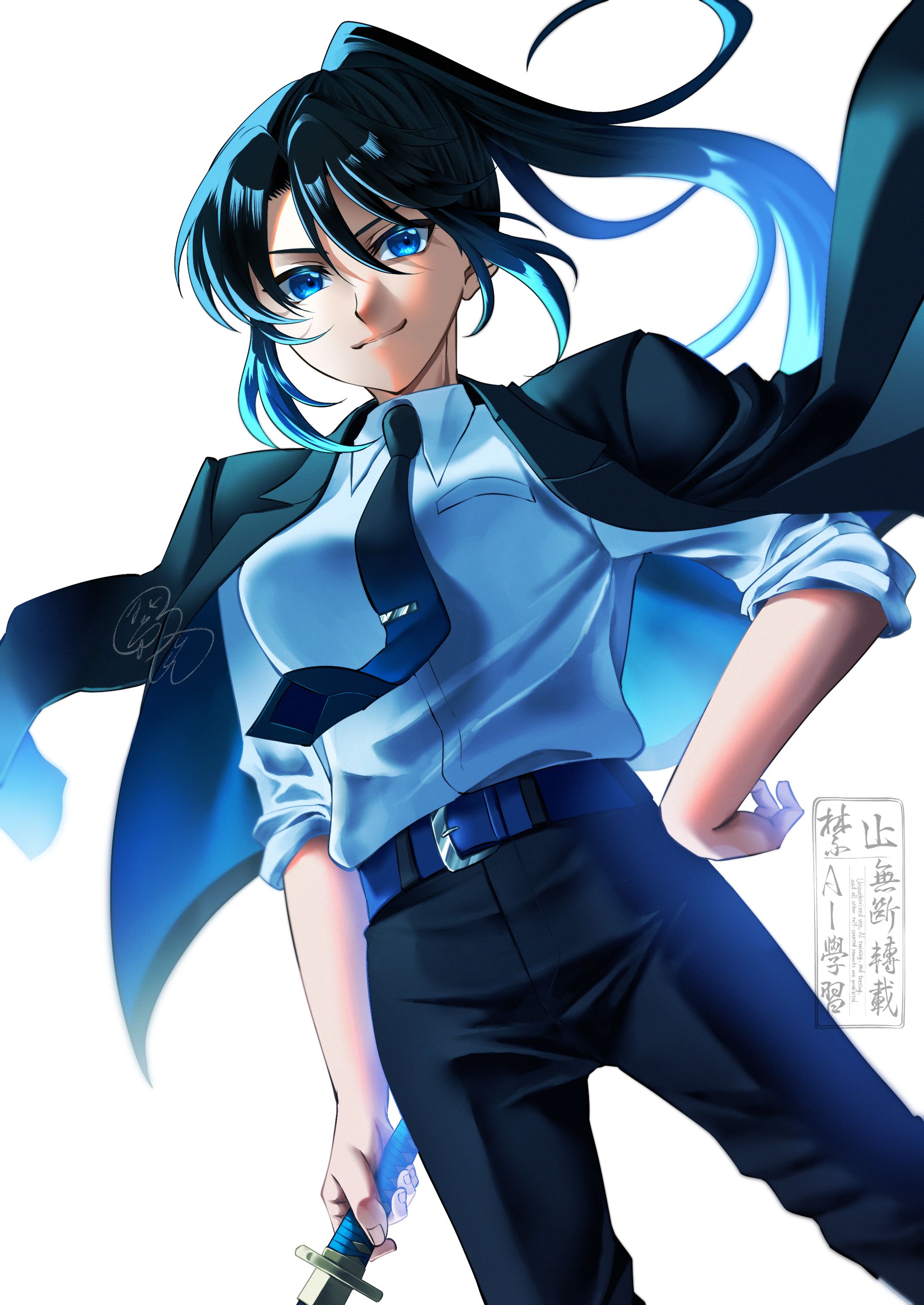 オリジナル(癖詰めスーツ女子)-1