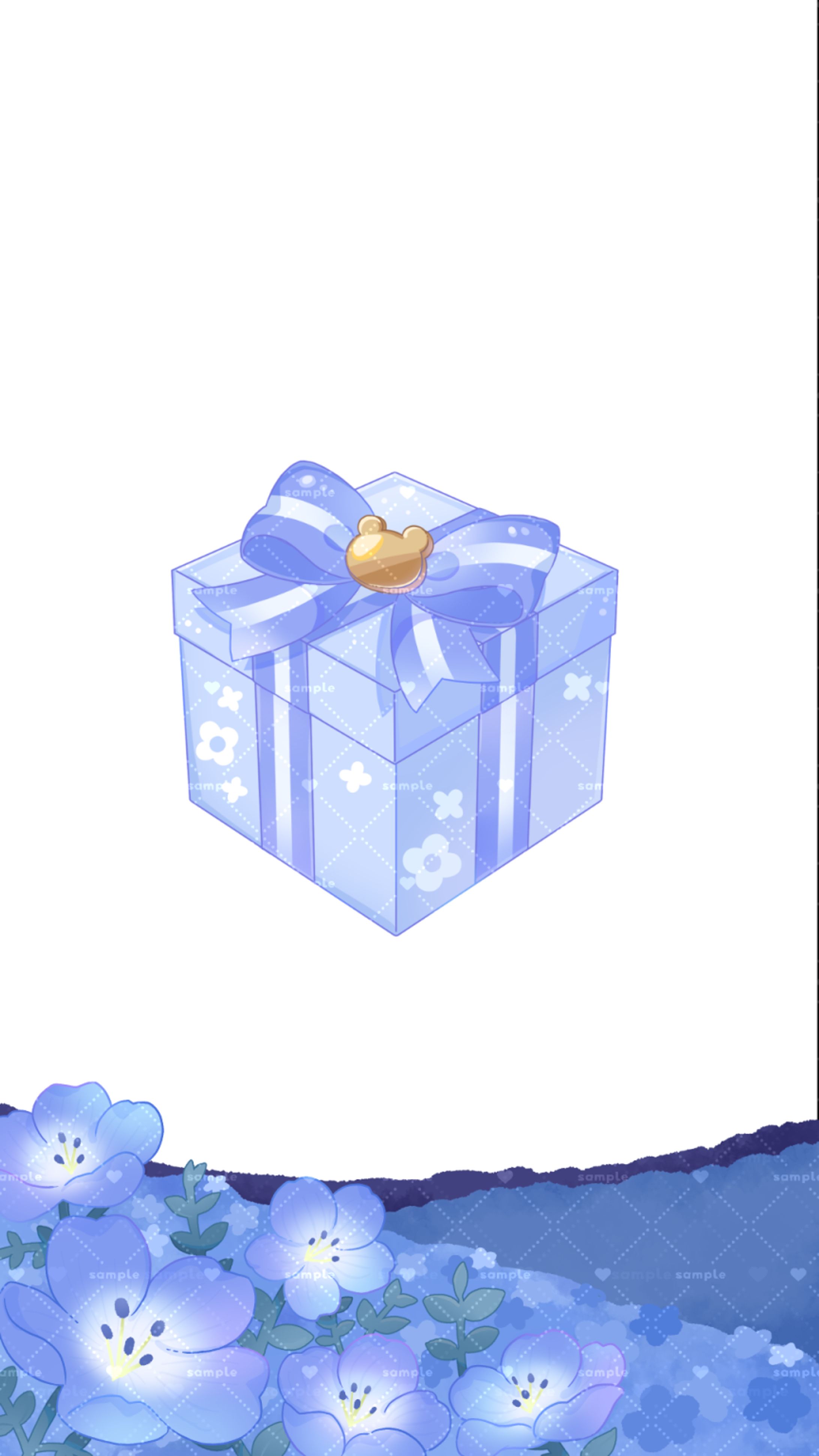 ルンルンページ work】ルンルンお誕生日 応援広告イラスト