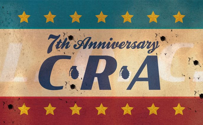 CRA 7周年記念看板プレート