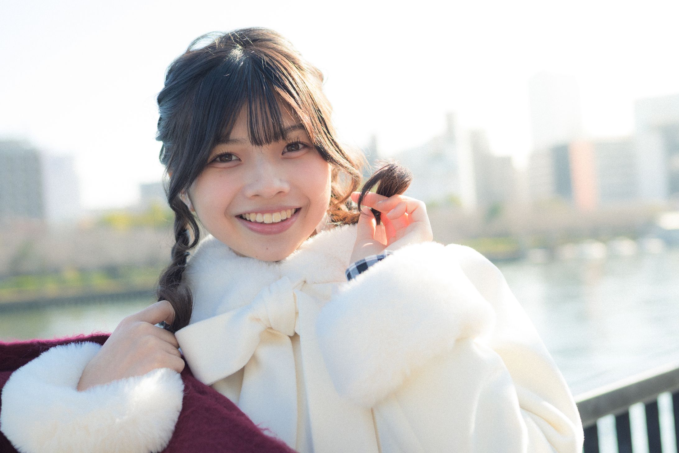 ポートレート撮影_川沿い-1