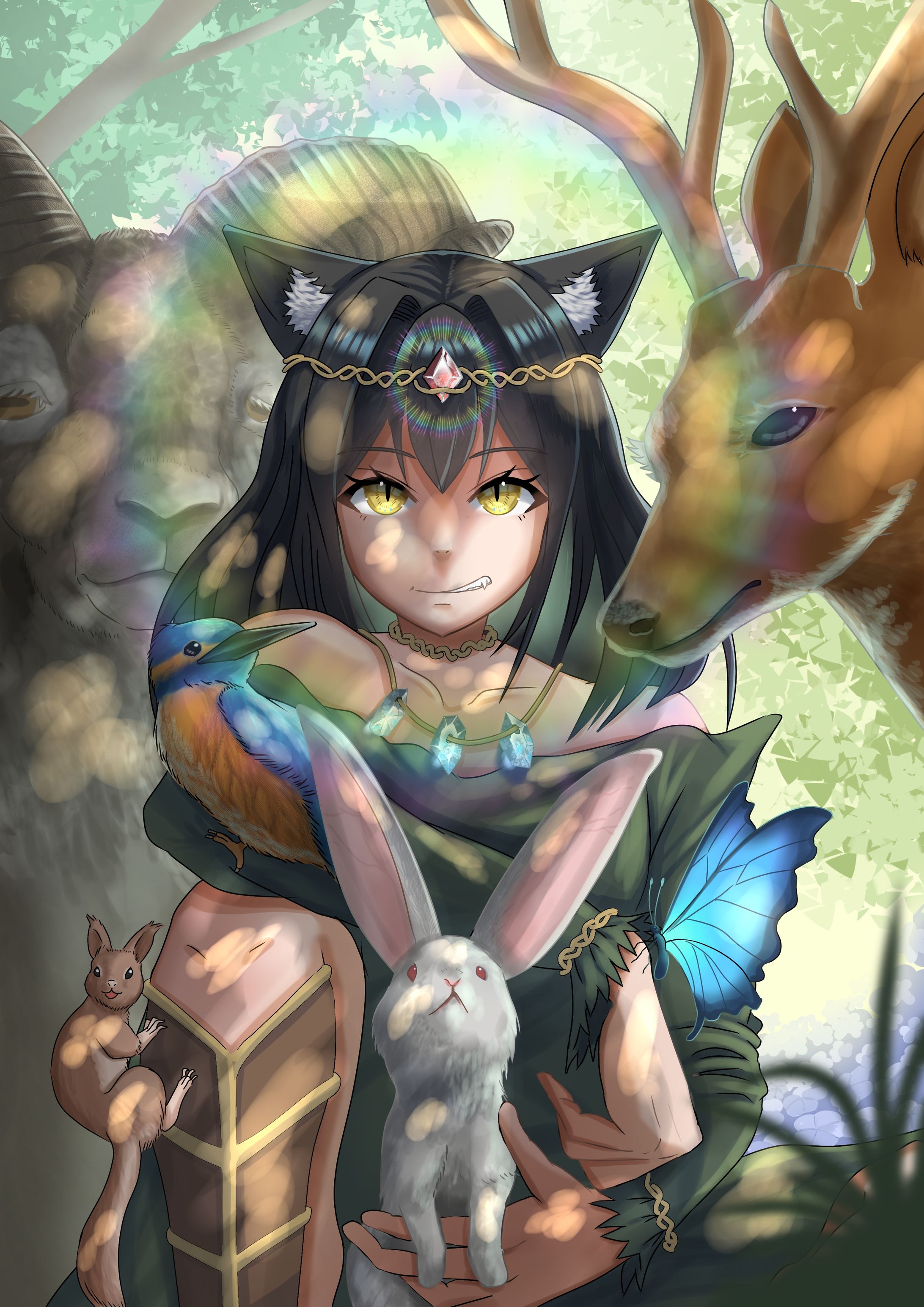 キャラクターイラストコンテスト用イラスト(18時間)-1