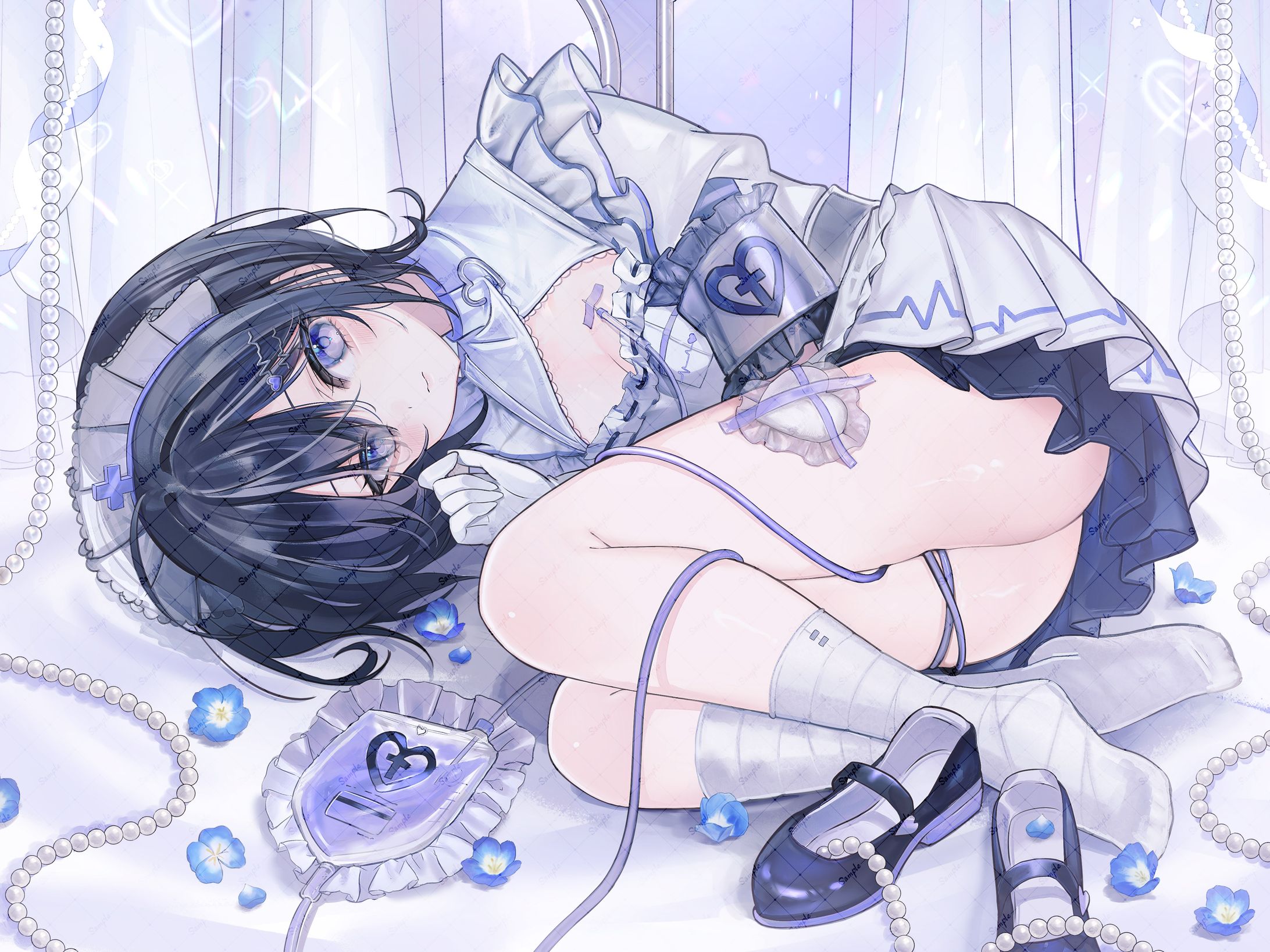 【イラスト】百合カヌラ様-1