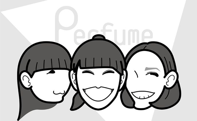 Perfume 似顔絵イラスト