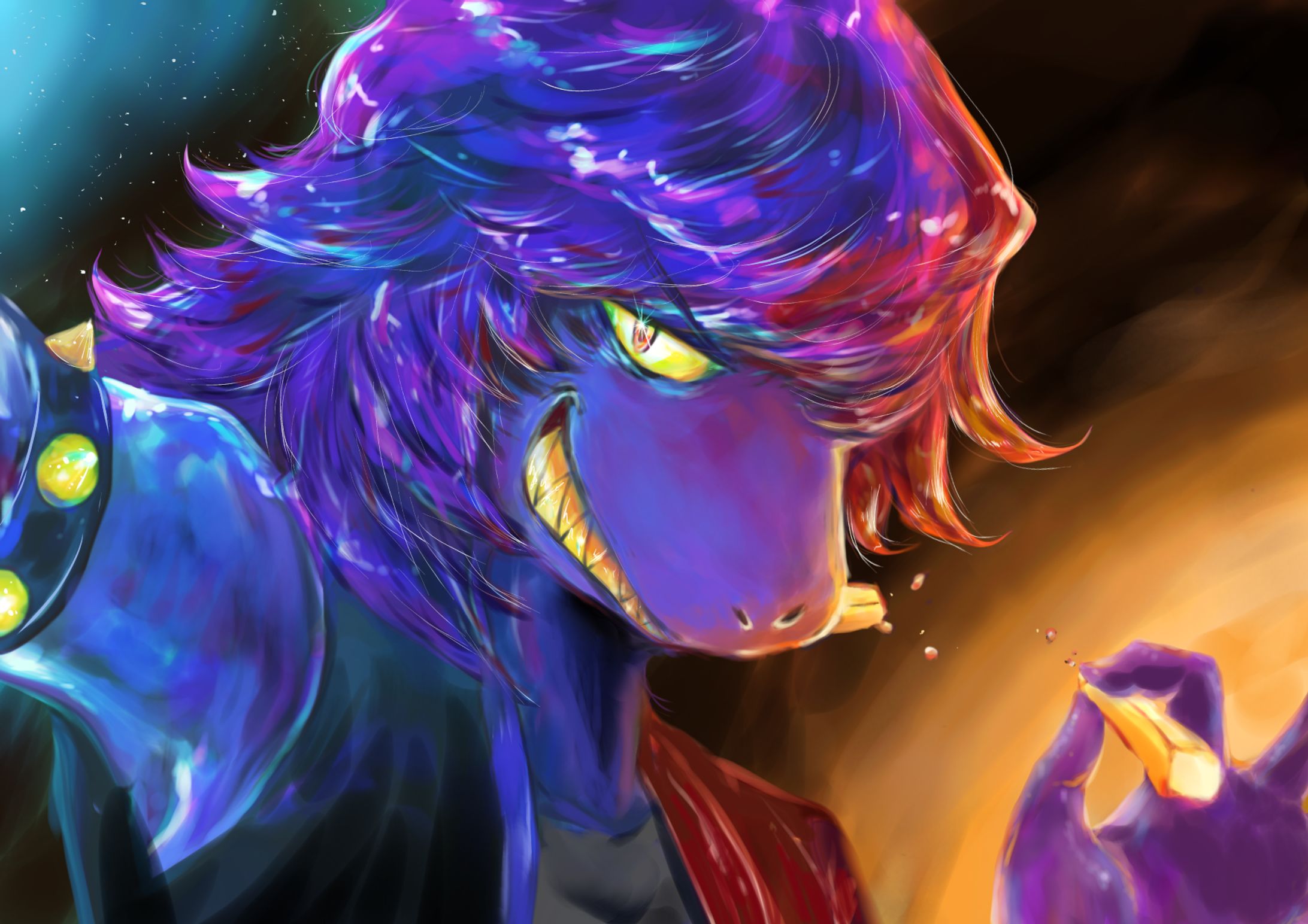 版権絵『Deltarune』Susie-1