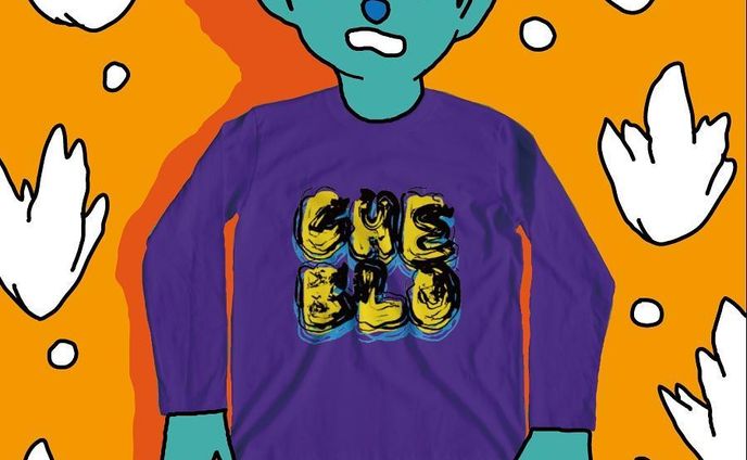 #cheblo#character#pic#Illust#文字#boy#fashion#tshirts #longtshirt#bag#totebag #トートバッグ#サコッシュ#original#pink#sweat#スウェット#黄色#紫#purple#red#赤#babybibb#子ども服#洋服#ファッション#item