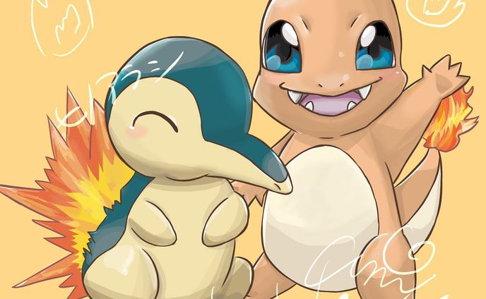 ヒトカゲandヒノアラシ

#ポケモン 
#potofu