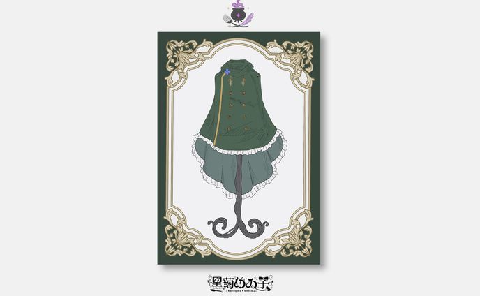 詩葉ささら様/新衣装デザインイラストネップリ