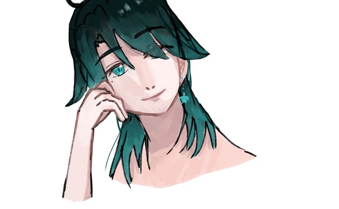 厚塗り サンプル