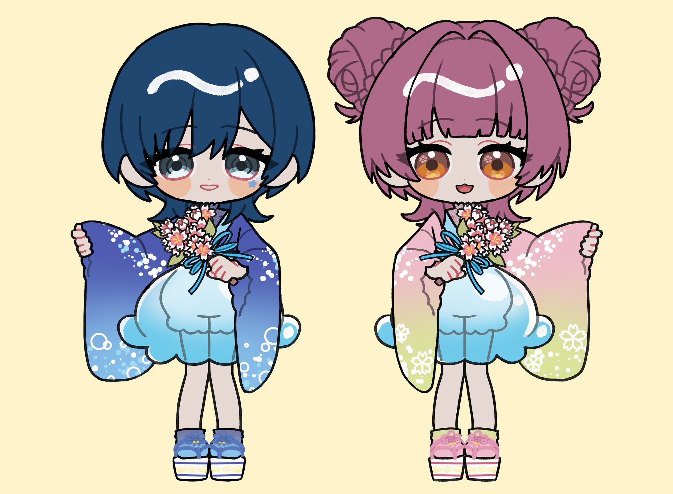 【お仕事】熊乃ぬい様,秋桜-ぁぉ-様-1