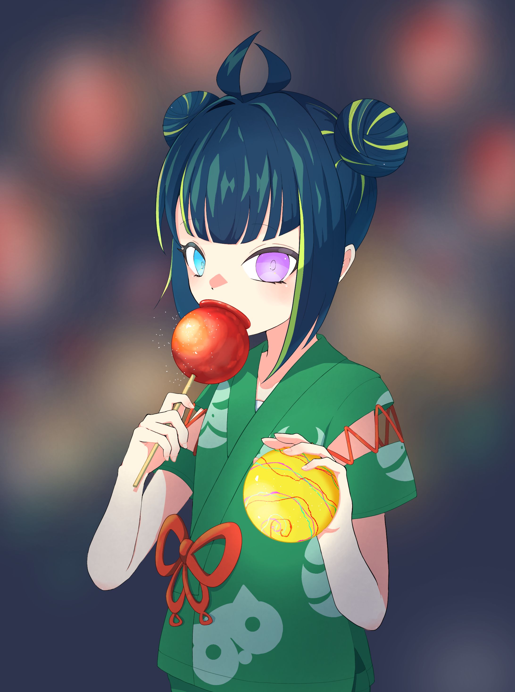 代理用オリジナルキャラクター　ヒナ　キタカミの里甚平姿-1