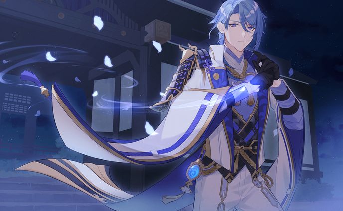 【FA】原神・神里綾人イラコン提出イラスト