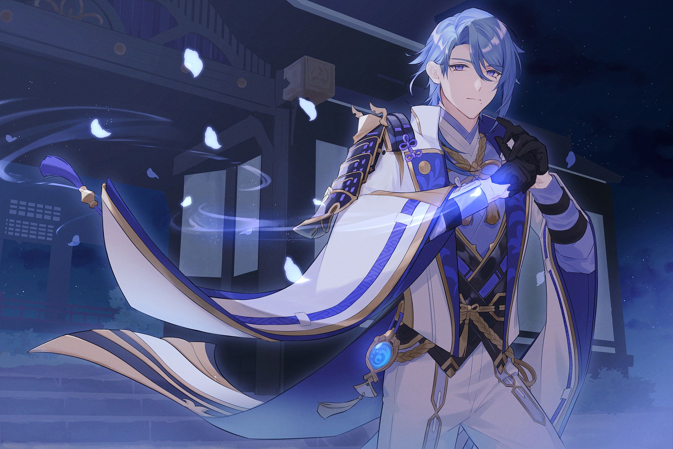 【FA】原神・神里綾人イラコン提出イラスト-1