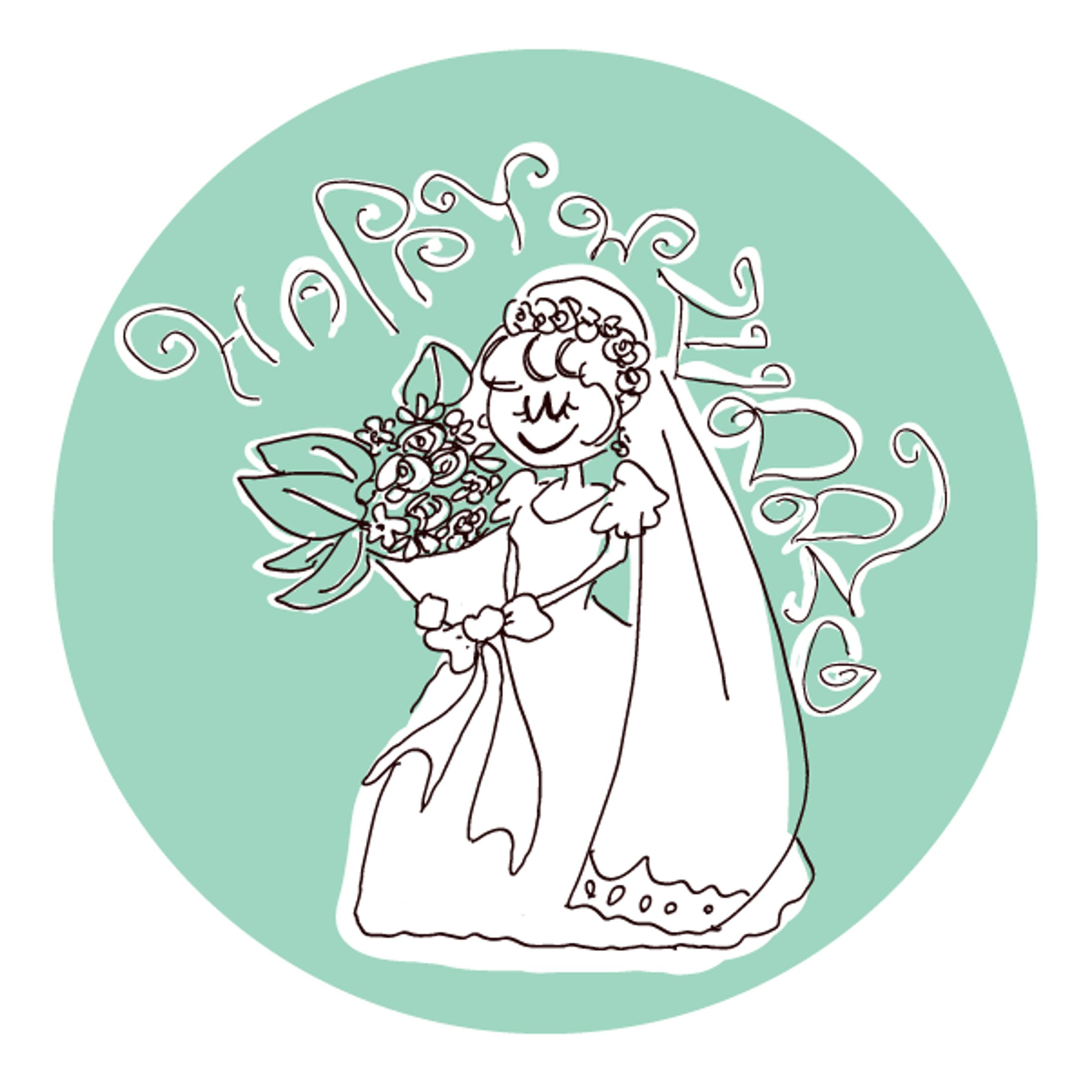 日常イラスト｜happywedding-1