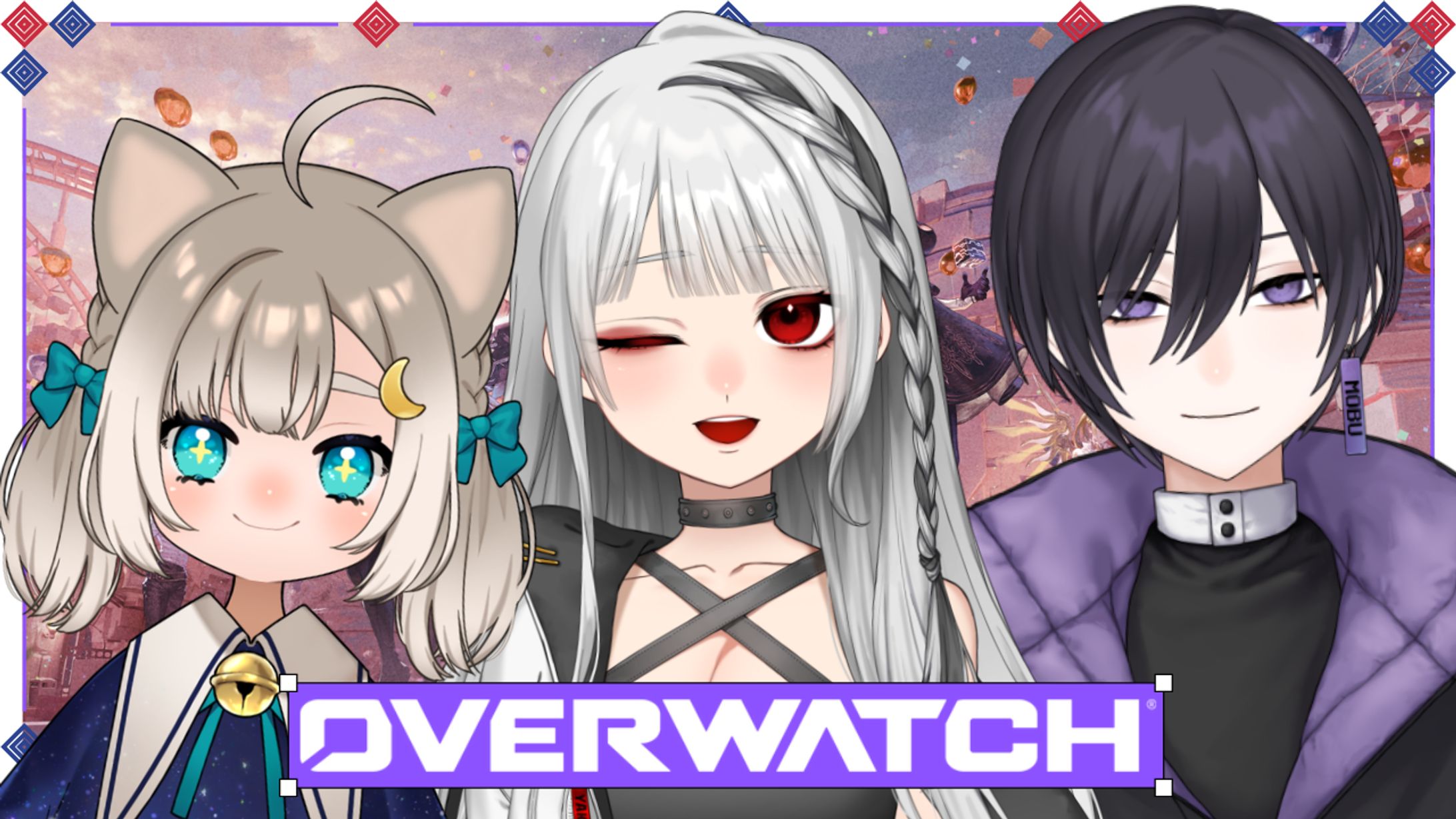 OWコラボ3/wおむちゃん＆モブくん-1