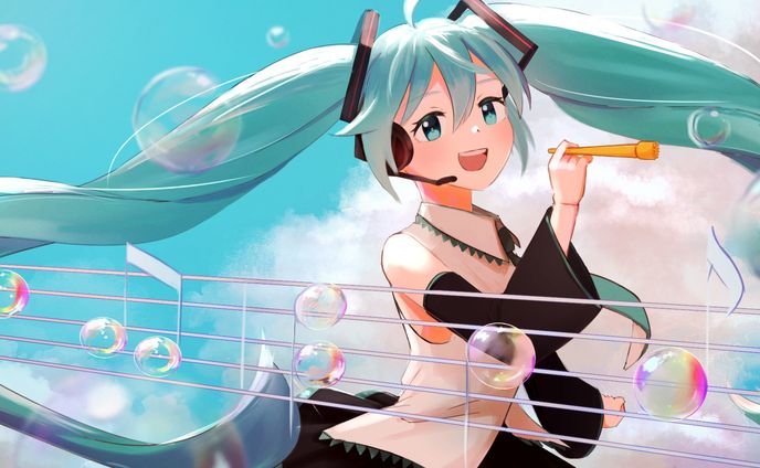 初音ミク(MV用イラスト)