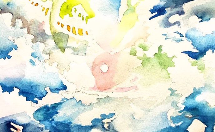 羽ばたく夢
#illustration #artwork #drawing #fantasyart #fantasyartists  #fantasylandscape #wotercolorpainting  #水彩 #イラスト #幻想風景 #ファンタジーイラスト #イラストグラム #夢