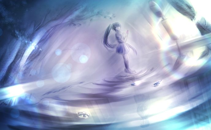 イラスト、ボカロ曲