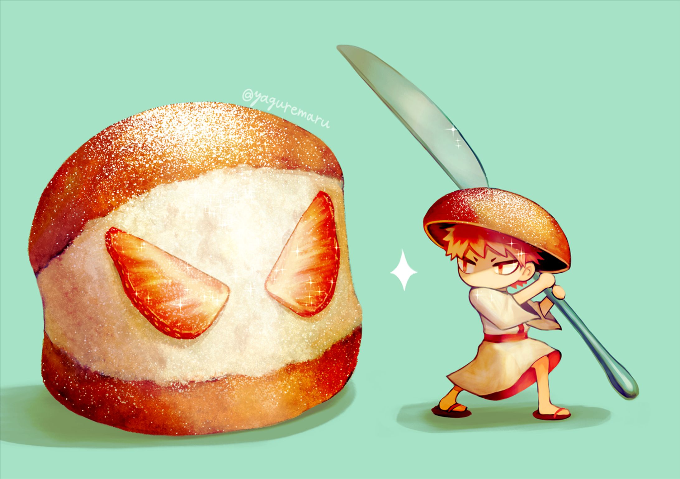 マリトッツォと着物男子-1