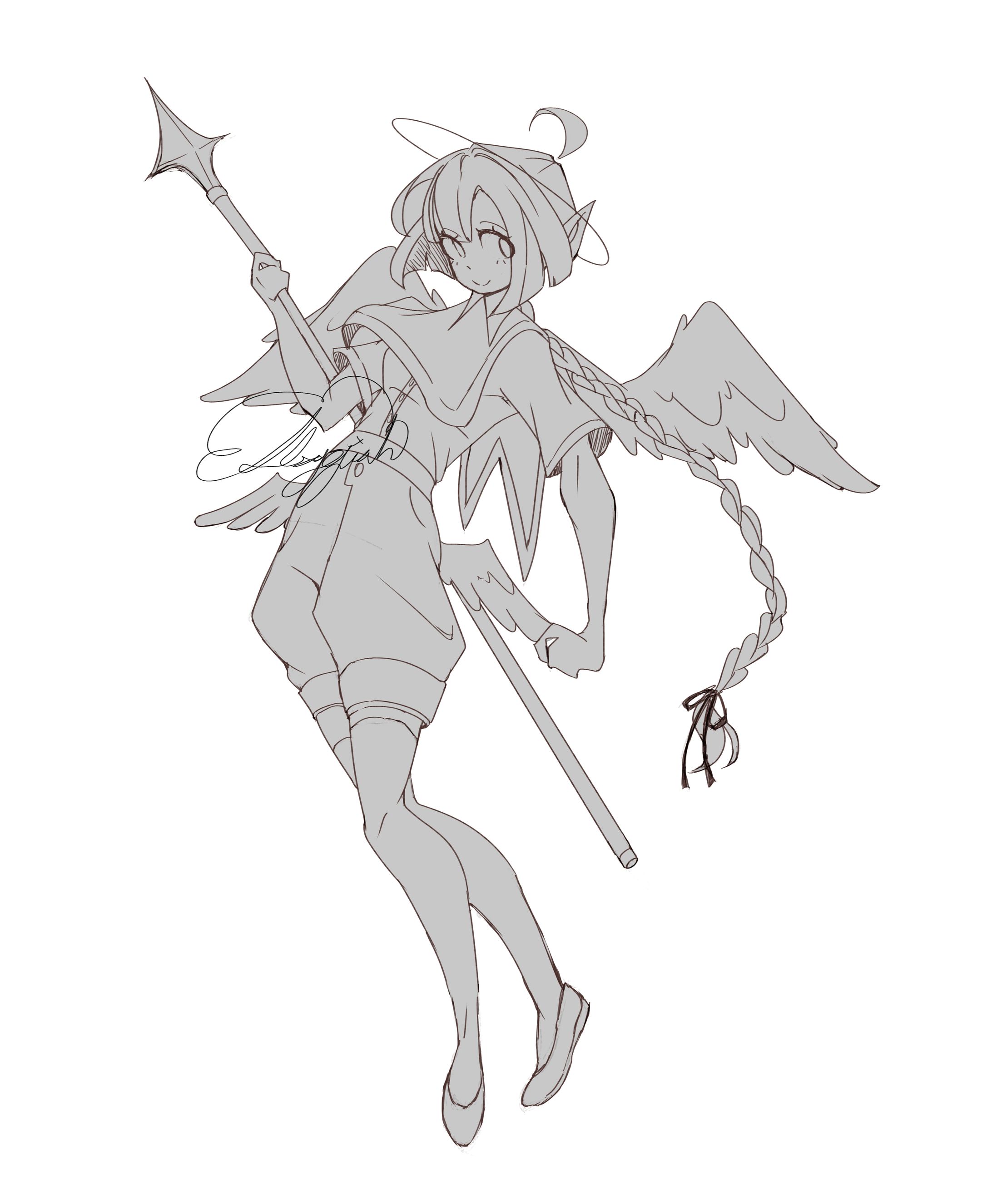 Angel Sketch -1