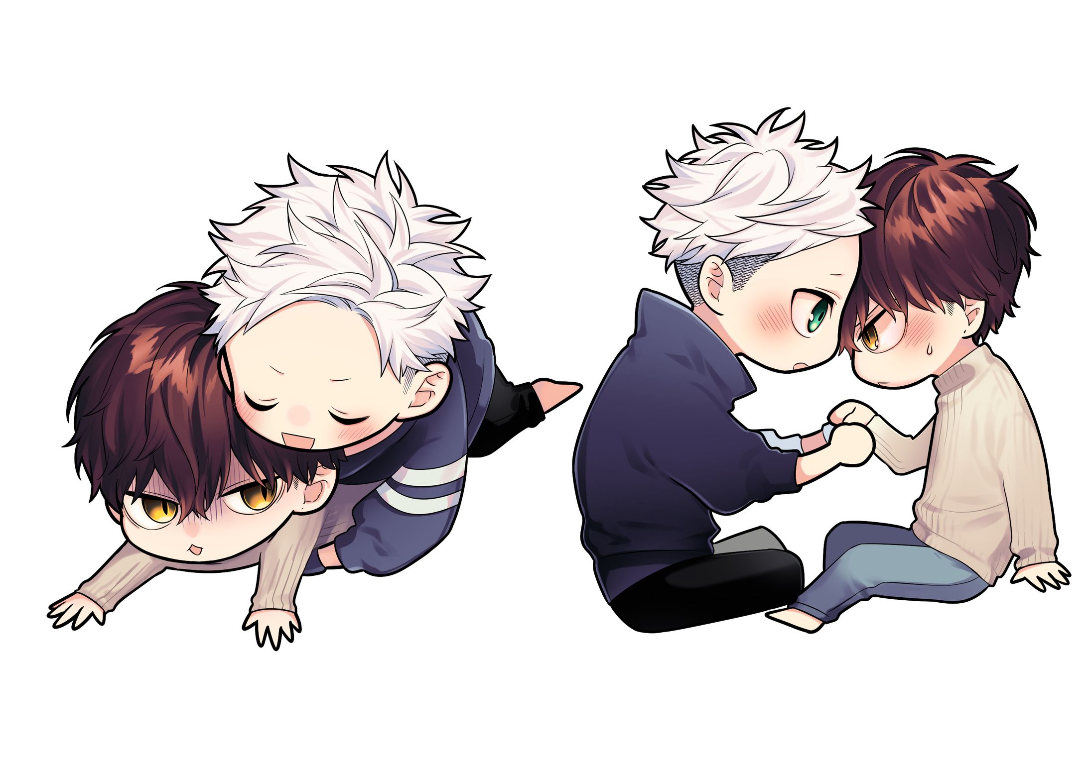 商業BL】単行本使用イラスト