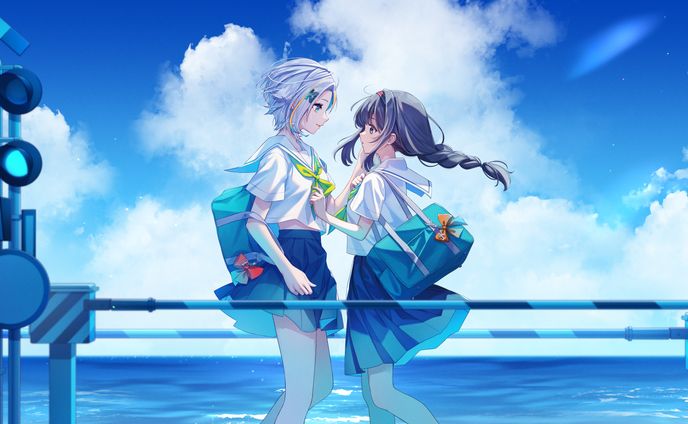  歌ってみた用イラスト「少女レイ」