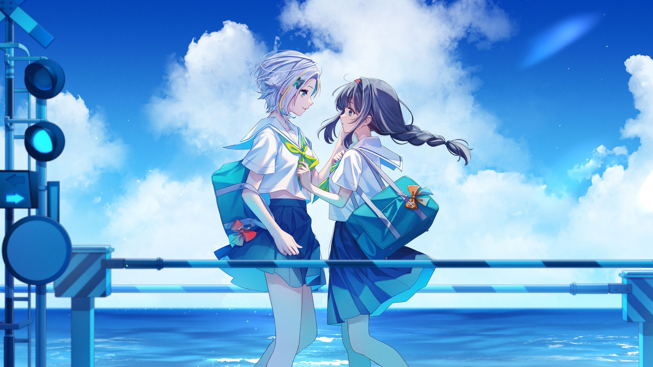  歌ってみた用イラスト「少女レイ」-1