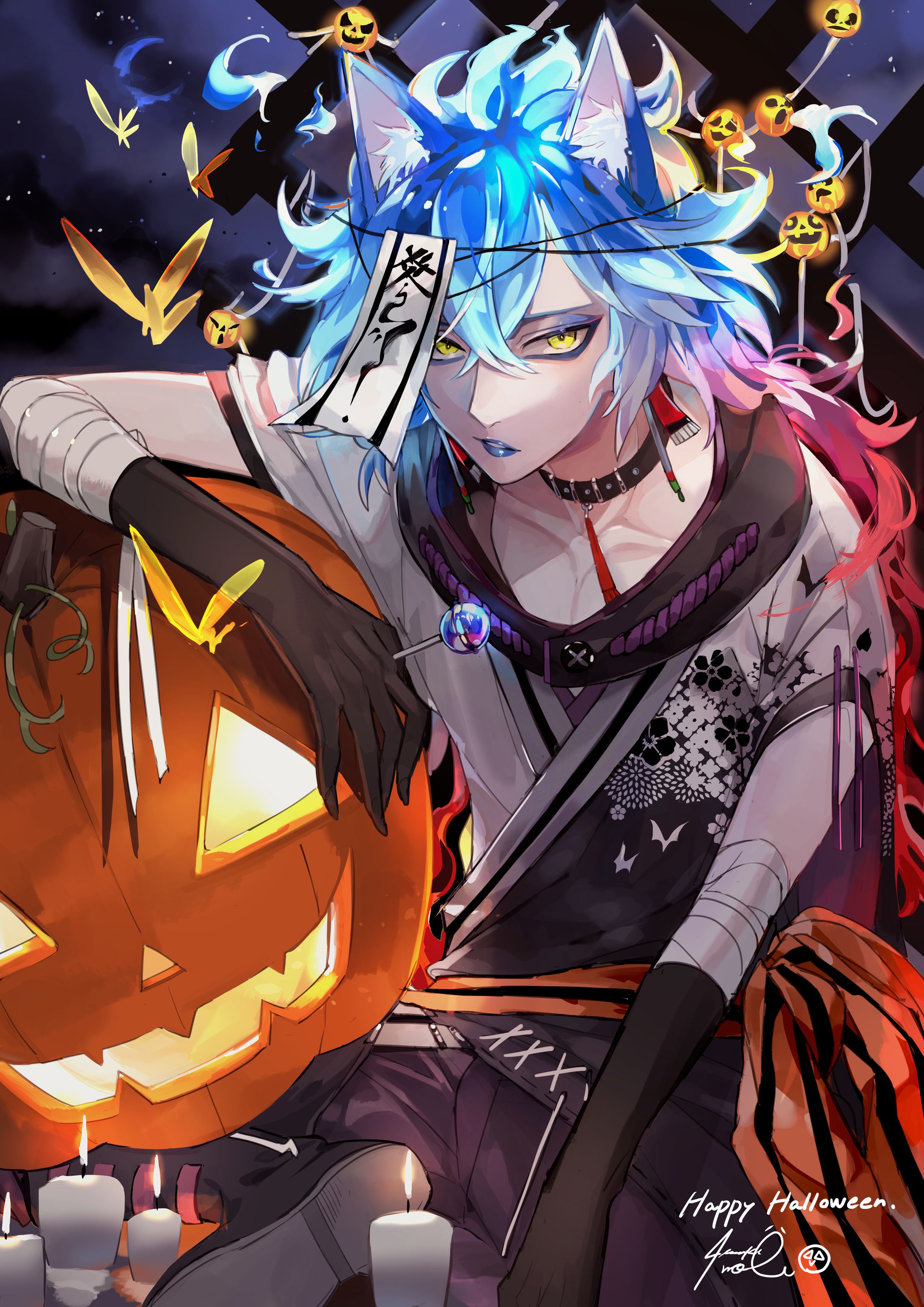 【二次創作＋衣装デザイン】ハロウィーンイラスト-1