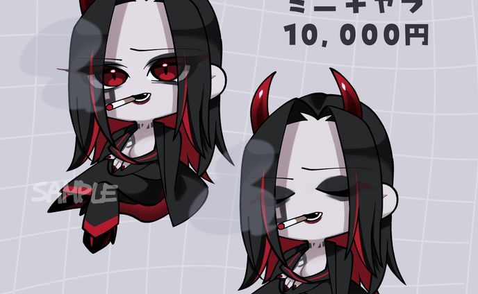 【実績】デフォルメ女性キャラクター