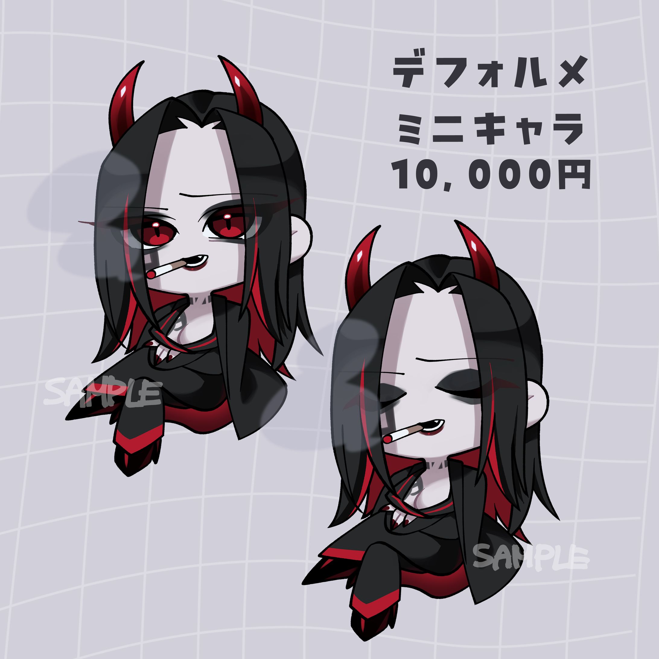 【実績】デフォルメ女性キャラクター-1
