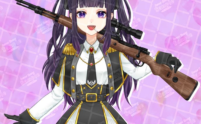 紫菜るる様IRIAM用イラスト