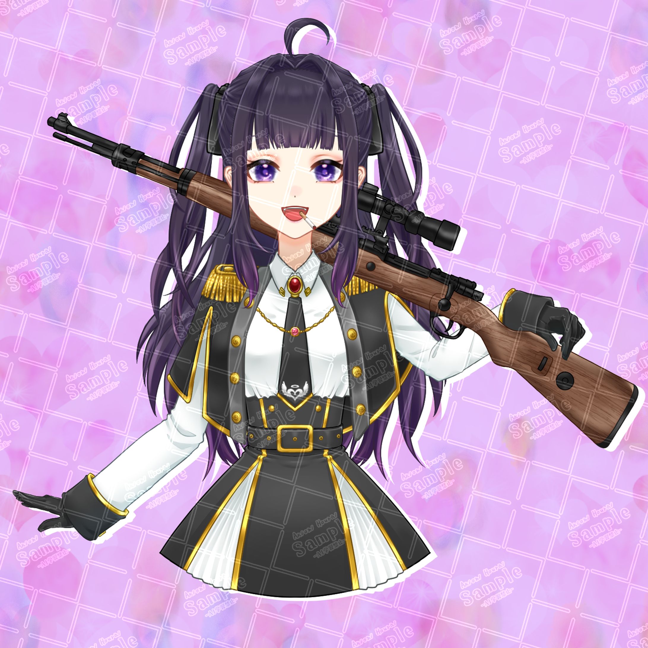 紫菜るる様IRIAM用イラスト-1