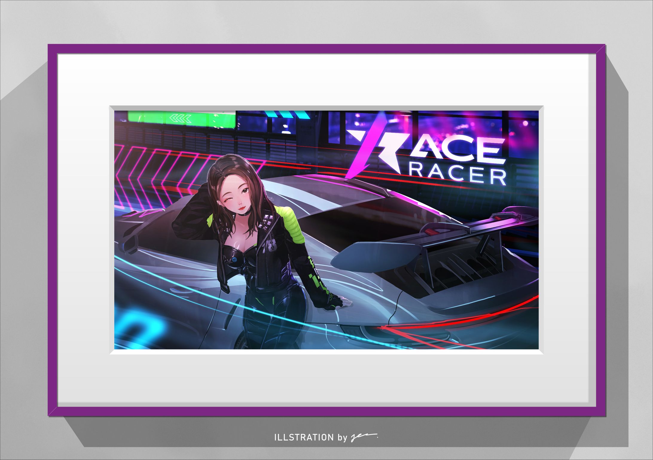 ACE RACER / SNS宣伝イラストレーション制作-1