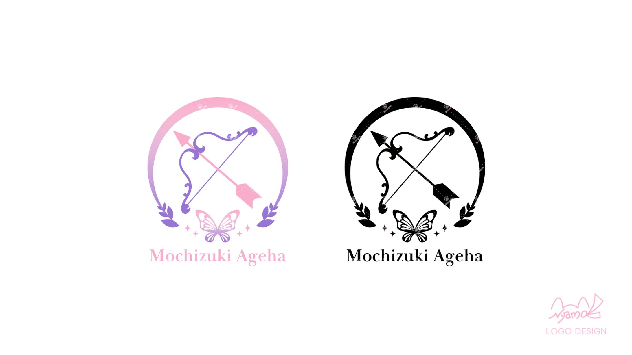 望月朱羽様 シンボルロゴデザイン-1