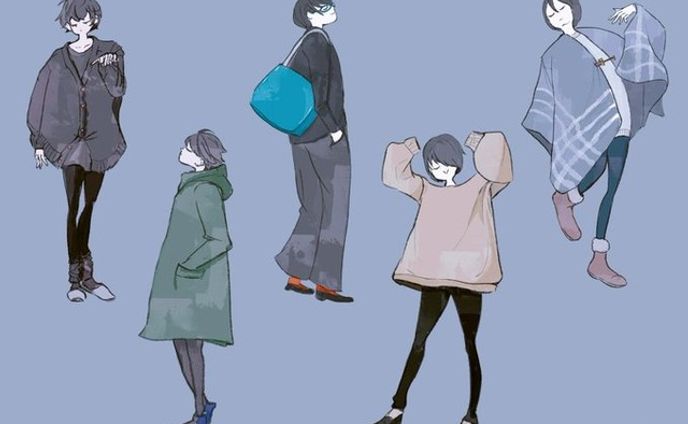私服ファッションイラスト