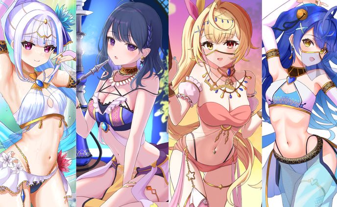 【FanArts】にじさんじ踊り子衣装シリーズ