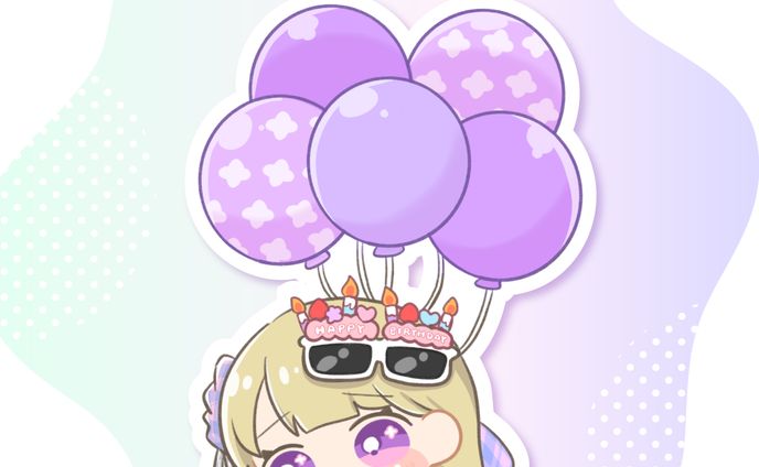 花井 葉乃様_デフォルメイラスト