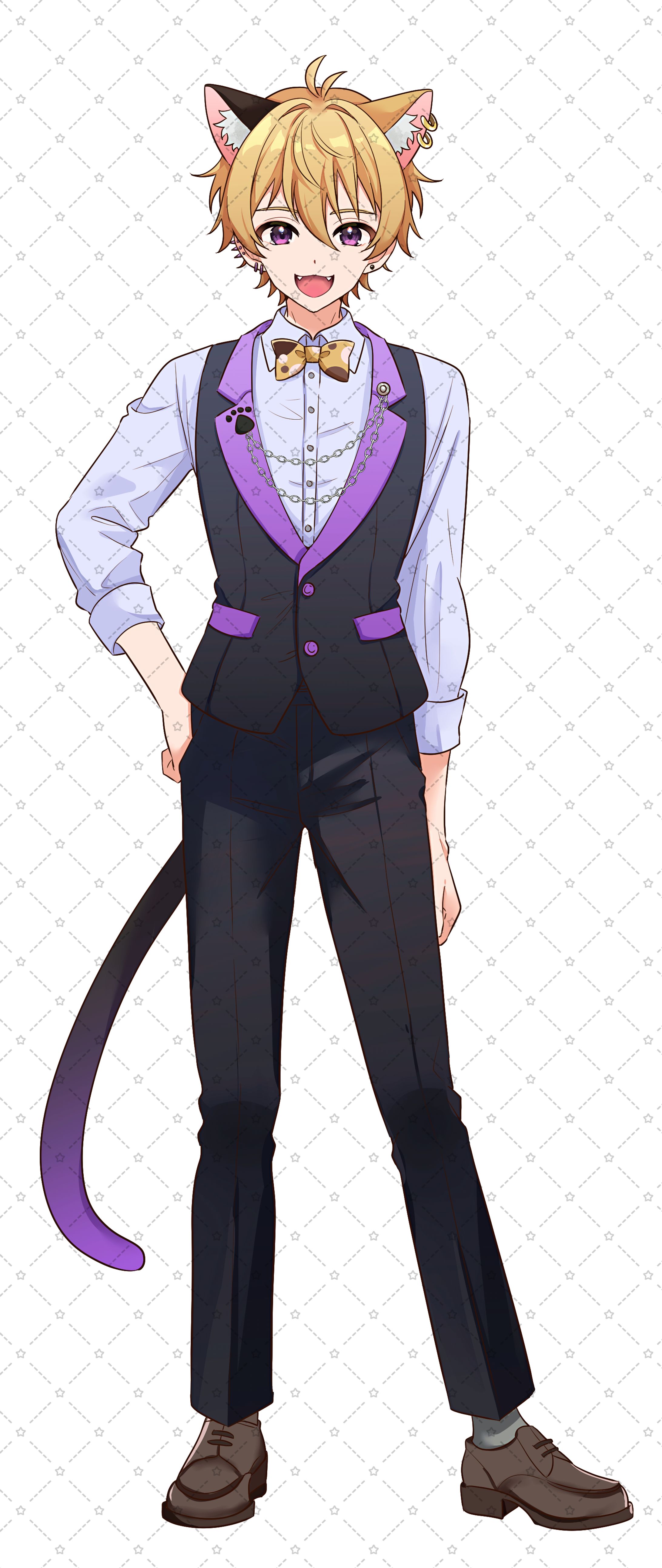 フォーマルな猫耳の男性-1