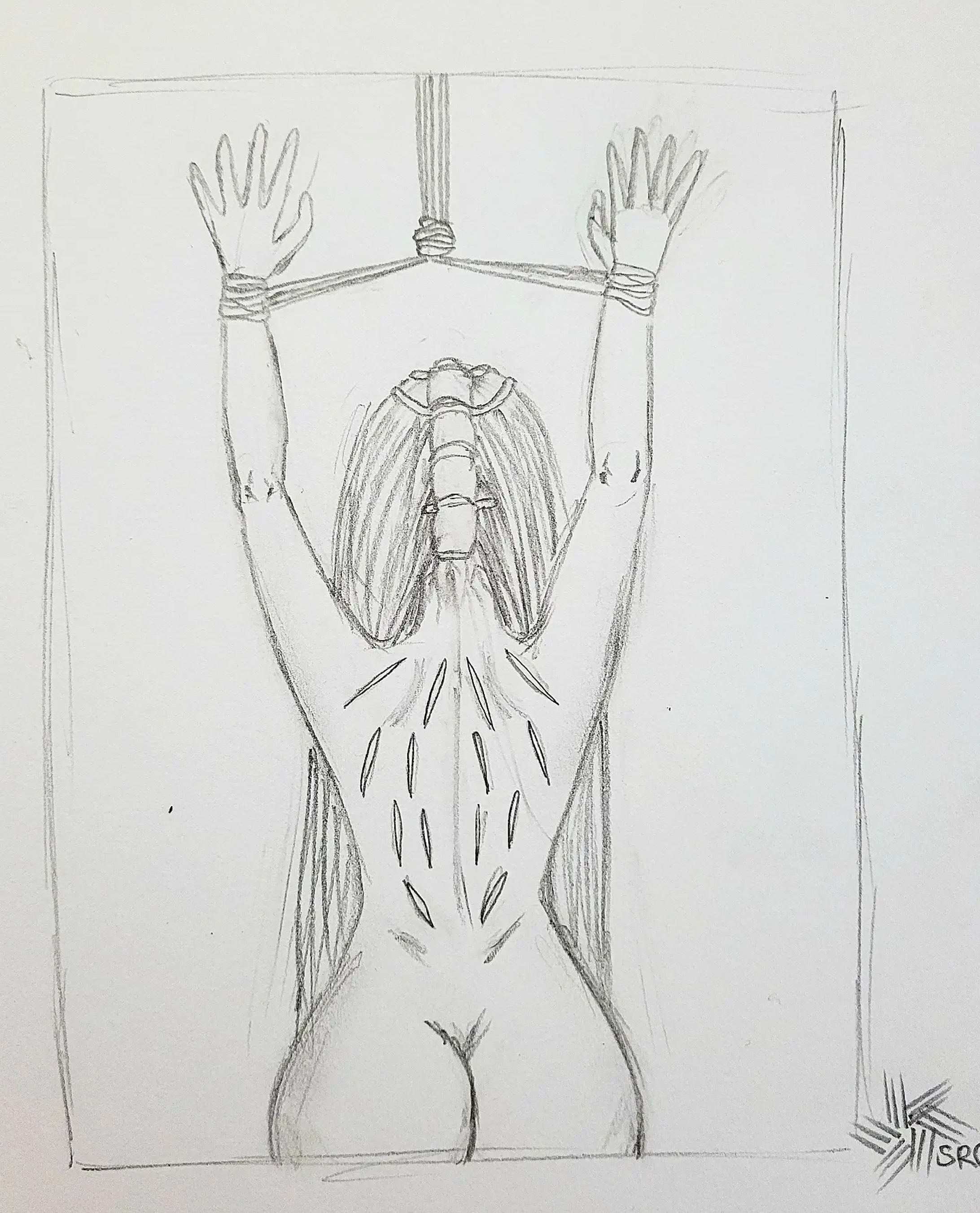 When tentacle waifu is tied up-1