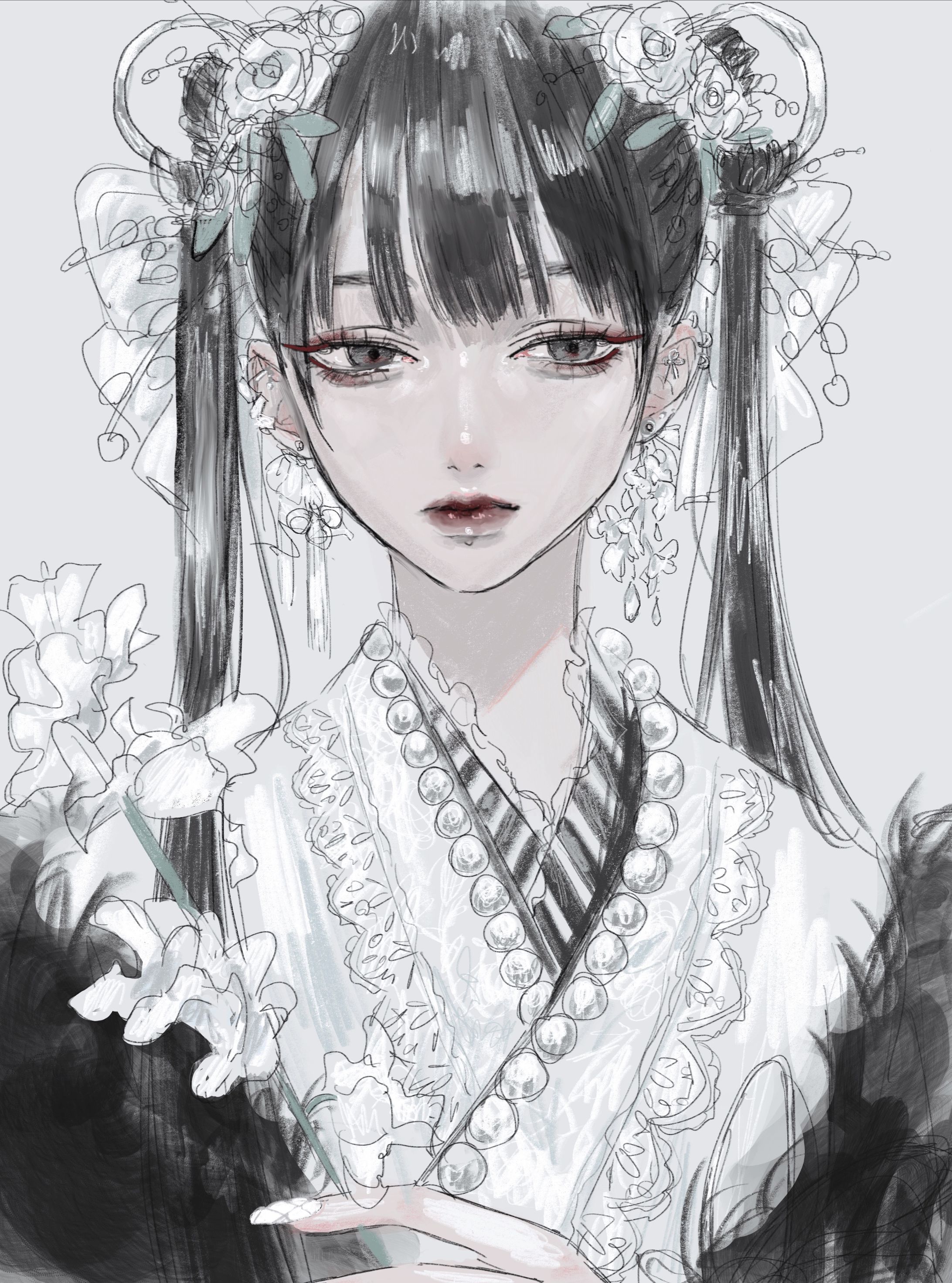成人の日(らくがき)-1