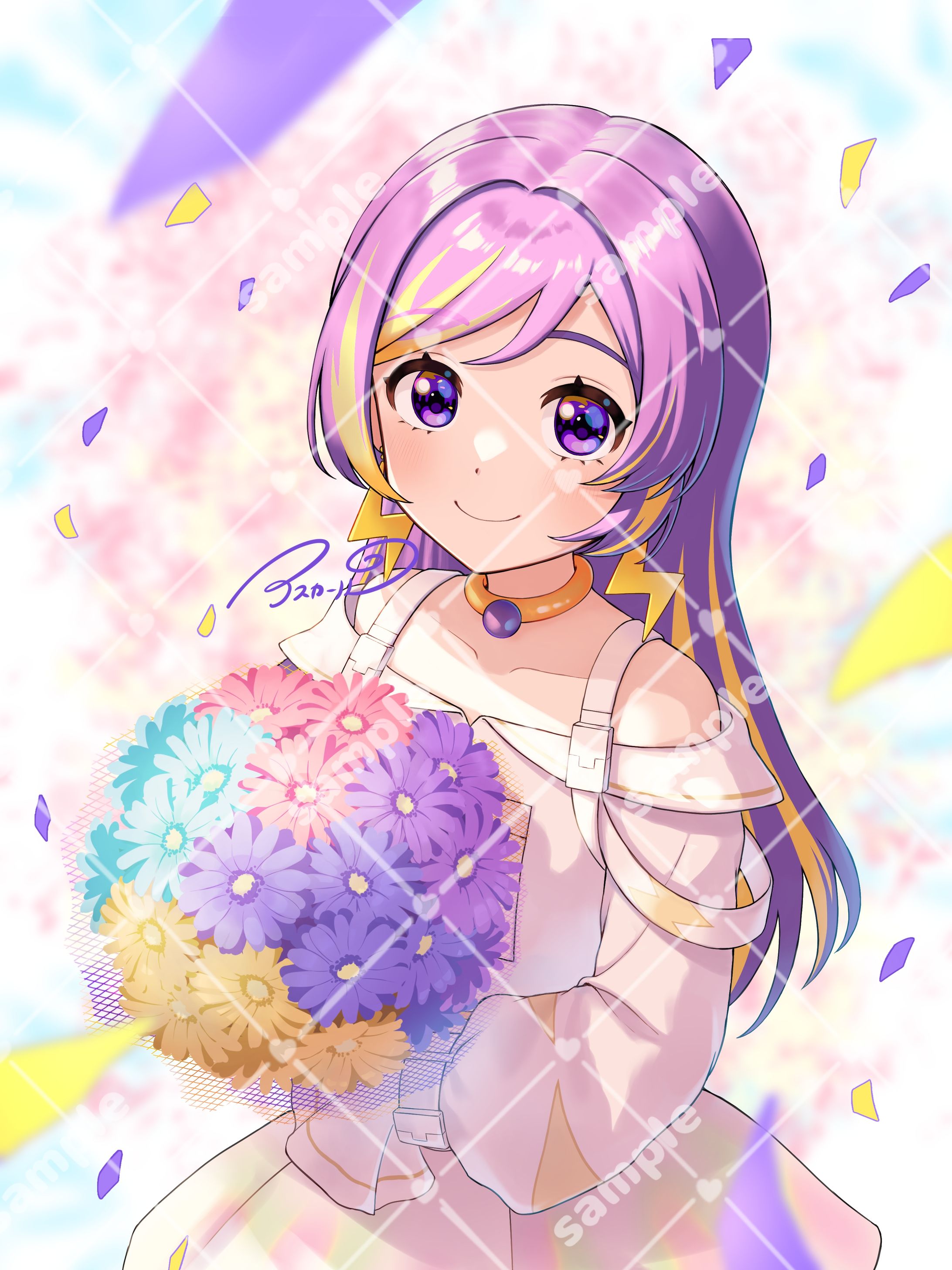 Brave group LELOMO所属　音代らむ様　記念イラスト、新衣装立ち絵-1