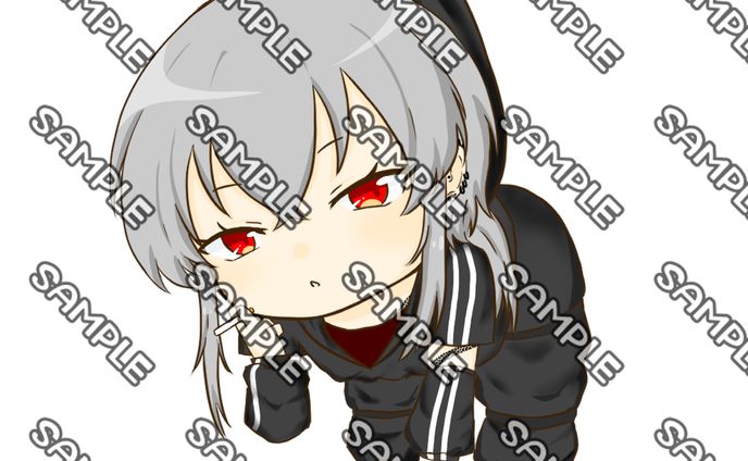 ミニキャラ　グッズ用イラスト
