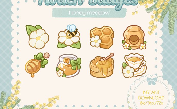Honey Meadow Sub Badges