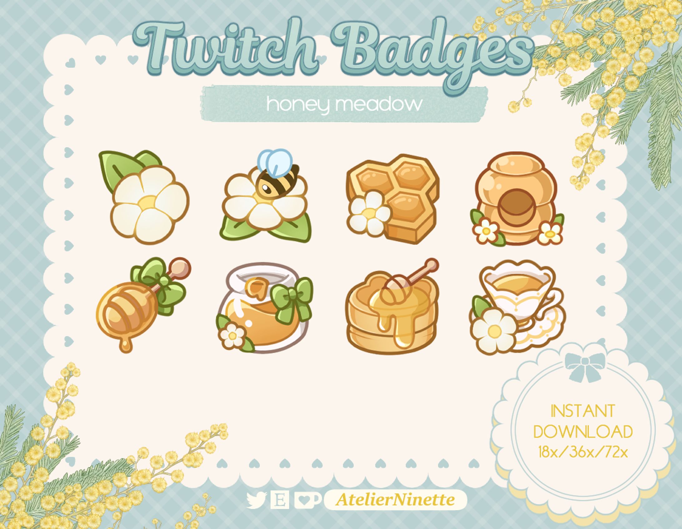 Honey Meadow Sub Badges-1